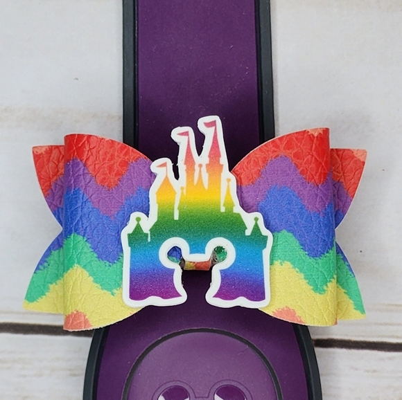 Rainbow Castle Magic Band Bow - Picture 1 of 1